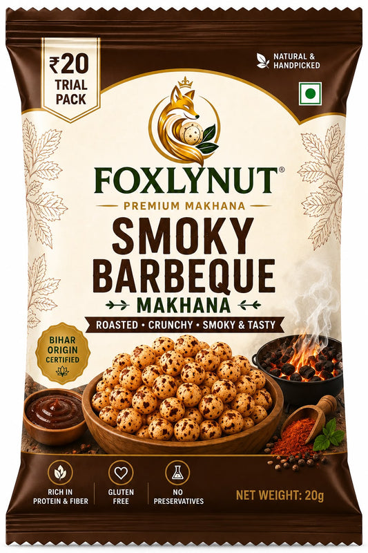 FOXLYNUT Smoky Barbeque Makhana Trial Pack 20g ₹20