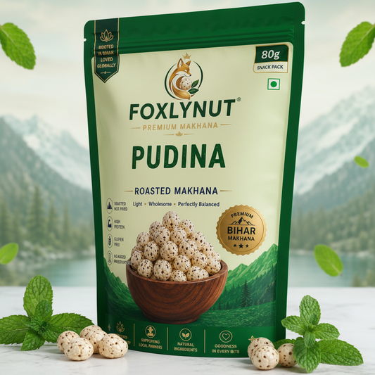 FOXLYNUT Pudina Makhana 360 view